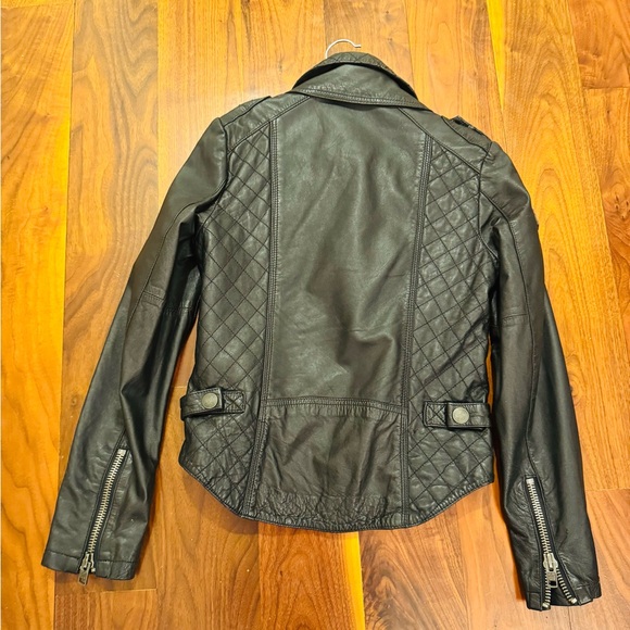 Superdry Leather Jacket - Picture 3 of 3